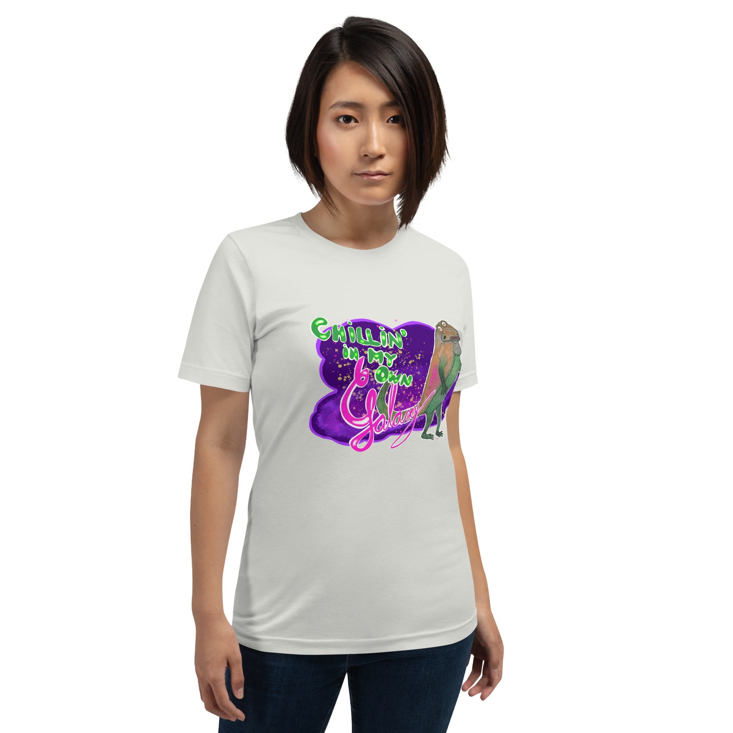 Lizard T-Shirt - Chillin' in my own galaxy