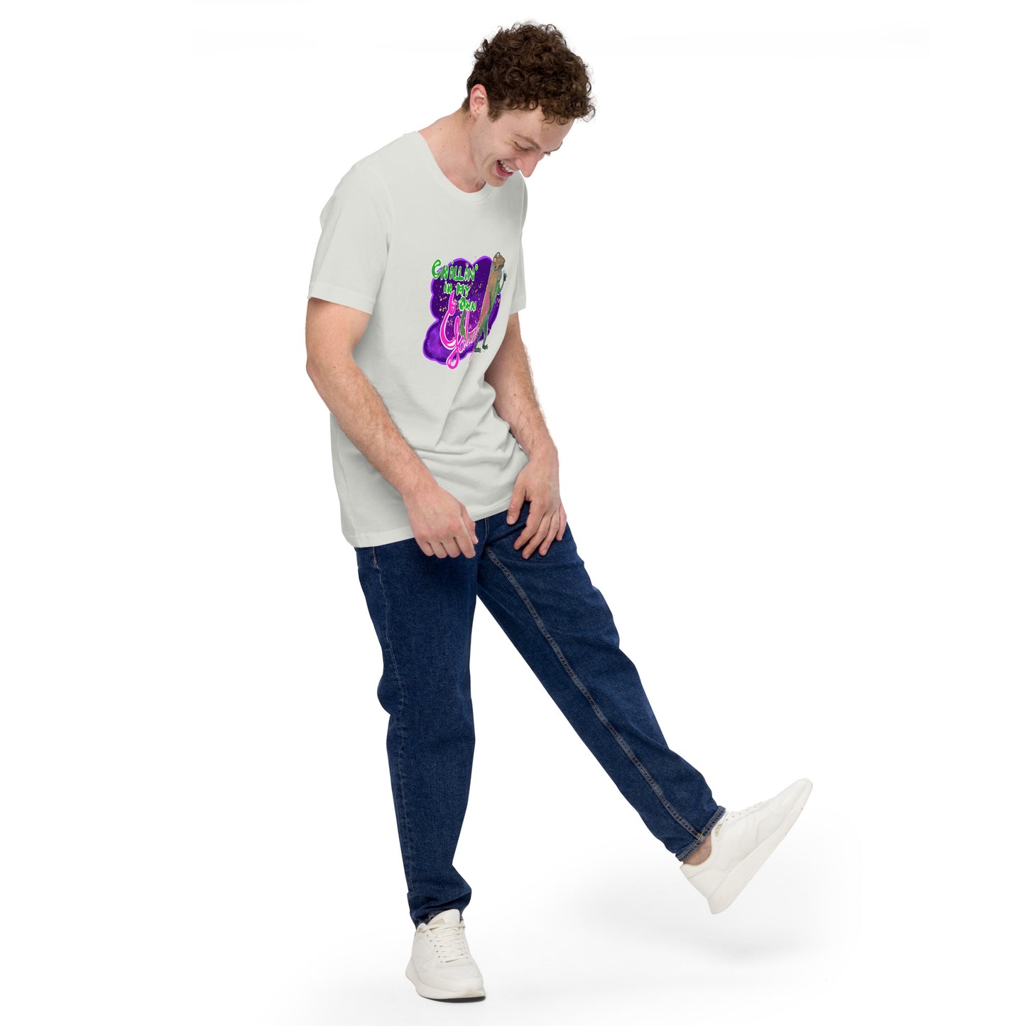Lizard T-Shirt - Chillin' in my own galaxy