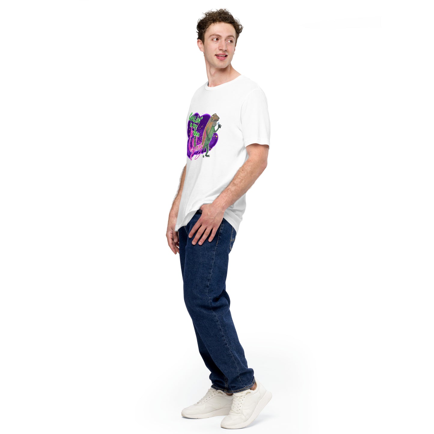 Lizard T-Shirt - Chillin' in my own galaxy